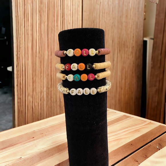 Fall bracelets, fall Heishi bracelets - Picture 3 of 3